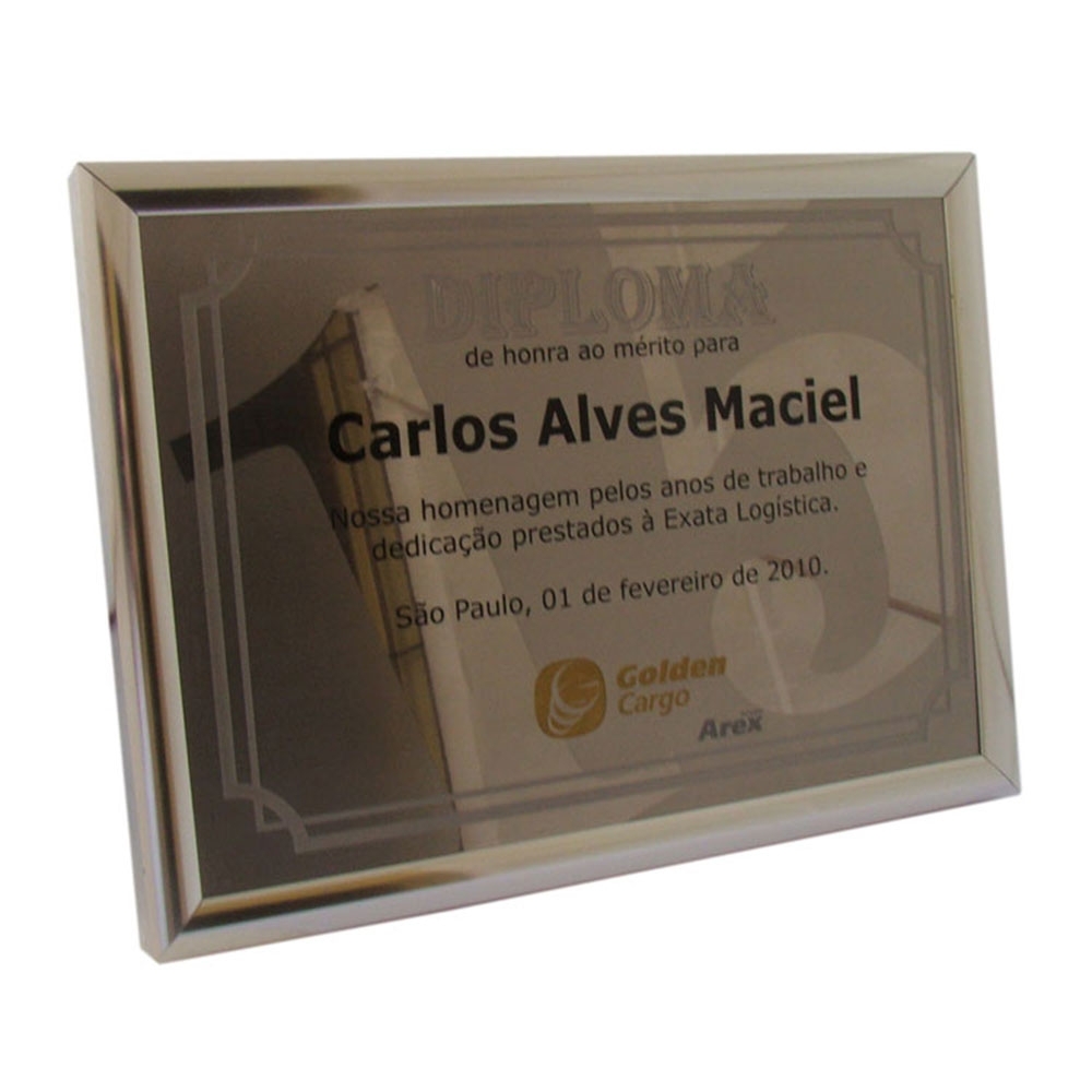 Placa de Homenagem 